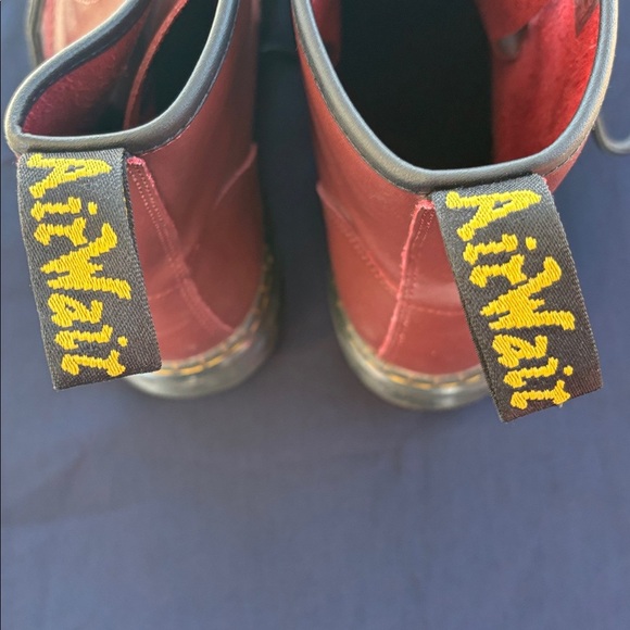 DR. MARTENS Luana Combat Boot Cherry Red BRAND NEW - Picture 7 of 8